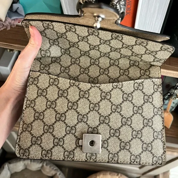 Authentic GUCCI Dionysus GG Supreme mini bag - Picture 4 of 4